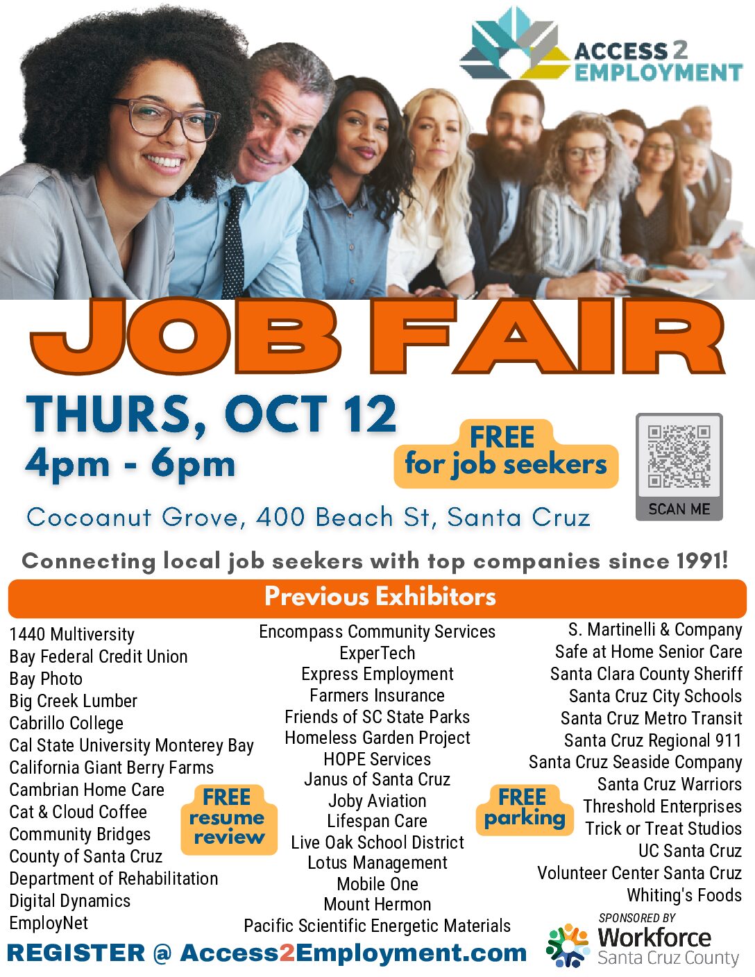 Access 2 Employment | Santa Cruz County's Largest Job Fair!